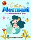 Cutie Mermaid Coloring book for girls Cover Image