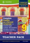 Complete English as a Second Language for Cambridge Secondary 1 Teacher Pack 9 & CD (Cie Igcse Complete) By Chris Akhurst, Lucy Bowley, Clare Collinson Cover Image