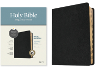 KJV Wide Margin Bible, Filament-Enabled Edition (Red Letter, Genuine Leather, Black, Indexed) By Tyndale (Created by) Cover Image