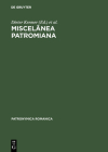 Miscelânea Patromiana (Patronymica Romanica #20) Cover Image
