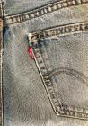 Levis: 7x10 vintage Levi's denim jeans wide ruled notebook for denimheads By Denim Co Books Cover Image