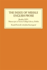 The Index of Middle English Prose: Handlist XXV: Manuscripts in Trinity College Library, Dublin Cover Image