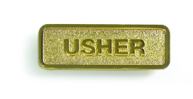 Brass Usher Badge  Cover Image
