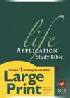 Life Application Study Bible-NLT-Large Print Cover Image