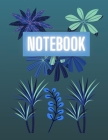 Blue Leaf Notebook By Adrienne Edwards Cover Image