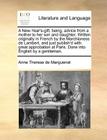 A New-Year's-Gift, Being, Advice from a Mother to Her Son and Daughter. Written Originally in French by the Marchioness de Lambert, and Just Publish'd By Anne Therese De Marguenat Cover Image