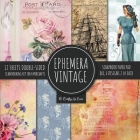 Ephemera Vintage Scrapbook Paper Pad 8x8 Scrapbooking Kit for Papercrafts, Cardmaking, DIY Crafts, Old Retro Theme, Decoupage Designs By Crafty as Ever Cover Image