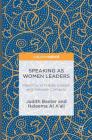 Speaking as Women Leaders: Meetings in Middle Eastern and Western Contexts By Judith Baxter, Haleema Al A'Ali Cover Image