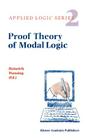 Proof Theory of Modal Logic (Applied Logic #2) By Heinrich Wansing (Editor) Cover Image