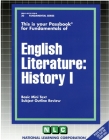 ENGLISH LITERATURE: HISTORY I: Passbooks Study Guide (Fundamental Series) By National Learning Corporation Cover Image