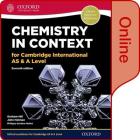 Chemistry in Context for Cambridge International as & a Level Online Student Book (Cie a Level) By Graham Hill, John Holman, Philippa Gardom Hulme Cover Image