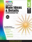 Spectrum Reading for Main Ideas and Details in Informational Text, Grade 3 (Spectrum Focus) Cover Image