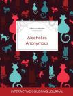 Adult Coloring Journal: Alcoholics Anonymous (Turtle Illustrations, Cats) Cover Image