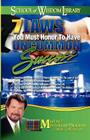 7 Laws You Must Honor to Have Uncommon Success (School of Wisdom) By Mike Murdoch Cover Image