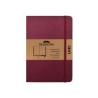 Moustachine Classic Linen Medium Burgundy Blank Hardcover By Moustachine (Designed by) Cover Image