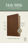 NLT Thinline Reference Bible, Filament Enabled Edition (Red Letter, Leatherlike, Rustic Brown, Indexed) Cover Image