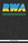 Rwa: Ruanda Wochenplaner mit 106 Seiten in weiß. Organizer auch als Terminkalender, Kalender oder Planer mit der ruandische Cover Image