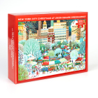New York City Christmas at Union Square Greenmarket Jigsaw Puzzle By Union Square & Co, Jo Parry (Illustrator) Cover Image
