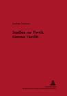 Studien Zur Poetik Gunnar Ekeloefs (Texte Und Untersuchungen Zur Germanistik Und Skandinavistik #50) By Heiko Uecker (Editor), Joachim Trinkwitz Cover Image