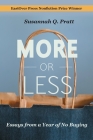 More or Less: Essays from a Year of No Buying By Susannah Q. Pratt Cover Image
