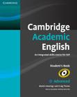 Cambridge Academic English C1 Advanced Student's Book: An Integrated Skills Course for Eap Cover Image