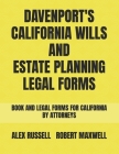 Davenport's California Wills And Estate Planning Legal Forms Cover Image