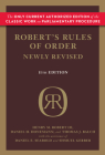 Robert's Rules of Order (Newly Revised, 11th edition) Cover Image