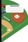 Composition Notebook: Baseball Theme (100 Pages, College Ruled) By Sutherland Creek Cover Image