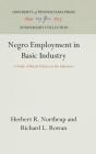 Negro Employment in Basic Industry: A Study of Racial Policies in Six Industries (Anniversary Collection) By Herbert R. Northrup, Richard L. Rowan Cover Image