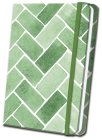 Green Tile Linen Journal By Editors of Thunder Bay Press Cover Image
