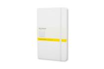 Moleskine Classic Notebook, Large, Squared, White, Hard Cover (5 x 8.25) (Classic Notebooks) Cover Image