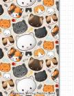 Japanese Writing Practice Book: Kawaii Cats Themed Genkouyoushi Paper Notebook to Practise Writing Japanese Kanji Characters and Kana Scripts such as By Japanese Writing Paper Company Cover Image