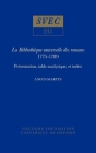 La Bibliothéque Universelle Des Romans 1775-1789: Présentation, Table Analytique, Et Index (Oxford University Studies in the Enlightenment) Cover Image