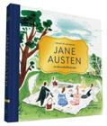 Library of Luminaries: Jane Austen: An Illustrated Biography By Zena Alkayat, Nina Cosford (Illustrator) Cover Image