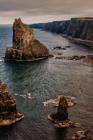 Rock: Stacks of Duncansby Are Some of the Most Impressive in the British Isles. the Great Stack Is Over 60 M High and Rises Cover Image