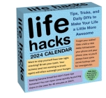 Life Hacks 2024 Day-to-Day Calendar: Tips, Tricks, and Daily DIYs to Make Your Life a Little More Awesome By Keith Bradford, 1000lifehacks.com Cover Image