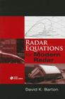 Radar Equation Hb (Artech House Radar) By David K. Barton Cover Image