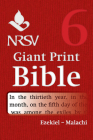 NRSV Giant Print Bible: Volume 6, Ezekiel - Malachi Cover Image