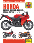 Honda CBR125R, CBR250R, CBR300$, CB300F & CRF250, '11 to '18: '11 to '18 (Haynes Automotive) Cover Image