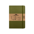 Moustachine Classic Linen Large Military Green Ruled Hardcover By Moustachine (Designed by) Cover Image