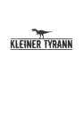Kleiner Tyrann: Monatsplaner, Termin-Kalender - Geschenk-Idee für Dinosaurier Fans - A5 - 120 Seiten By D. Wolter Cover Image