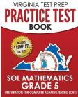 VIRGINIA TEST PREP Practice Test Book SOL Mathematics Grade 5: Includes Four SOL Math Practice Tests By V. Hawas Cover Image