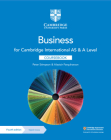 Cambridge International as & a Level Business Coursebook with Digital Access (2 Years) [With eBook] By Peter Stimpson, Alastair Farquharson Cover Image