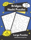 Hashi Puzzles: Bridges and Islands Puzzles for adults and seniors By Somatomint Cover Image