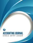 Accounting Journal, Single Entry Ledger Cover Image