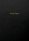 Graph Paper: Executive Style Composition Notebook - Elegant Black Leather Style, Softcover - 7 x 10 - 100 pages (Office Essentials) By Birchwood Press Cover Image