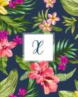 X: Tropical Floral, 150 Pages, 8
