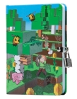 Minecraft: Mobs Glow-in-the-Dark Lock & Key Diary (Gaming) Cover Image