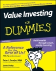 Value Investing for Dummies By Peter J. Sander, Janet Haley Cover Image