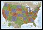 National Geographic United States Wall Map - Decorator (43.5 X 30.5 In) (National Geographic Reference Map) By National Geographic Maps Cover Image